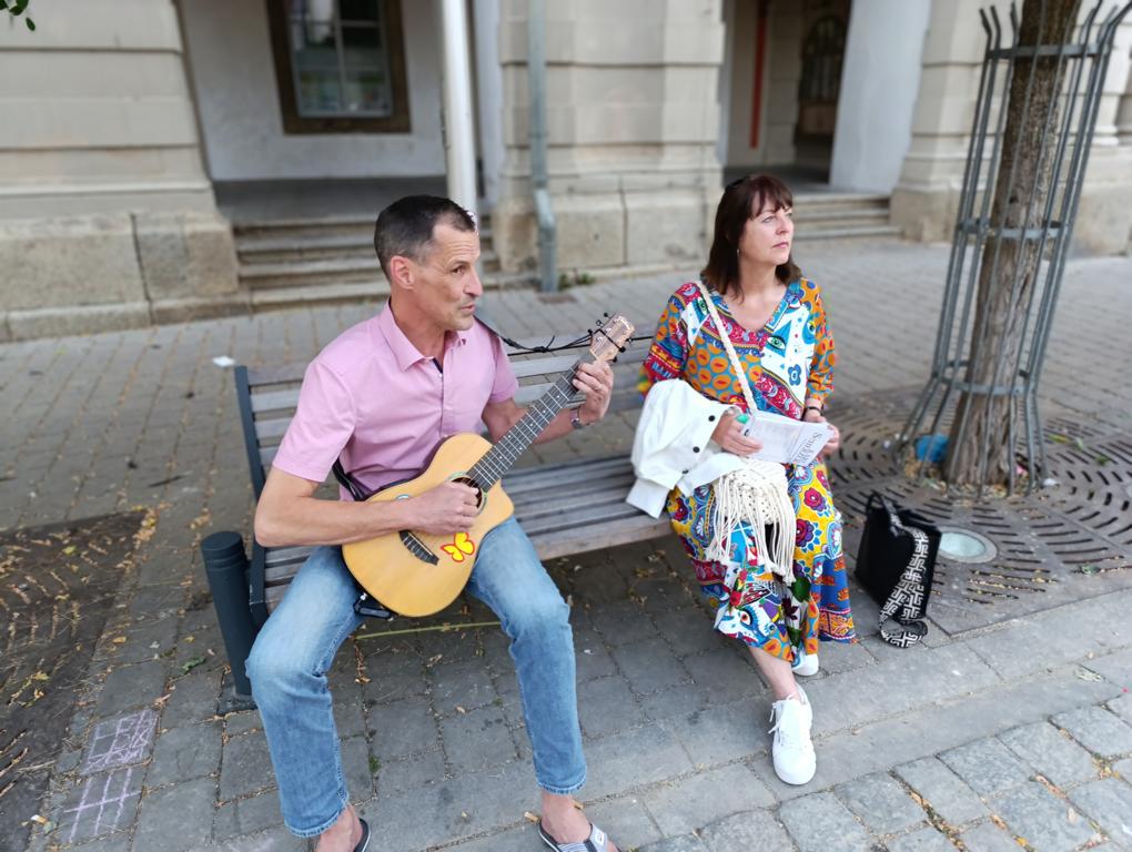 Gitarre im Flugzeug